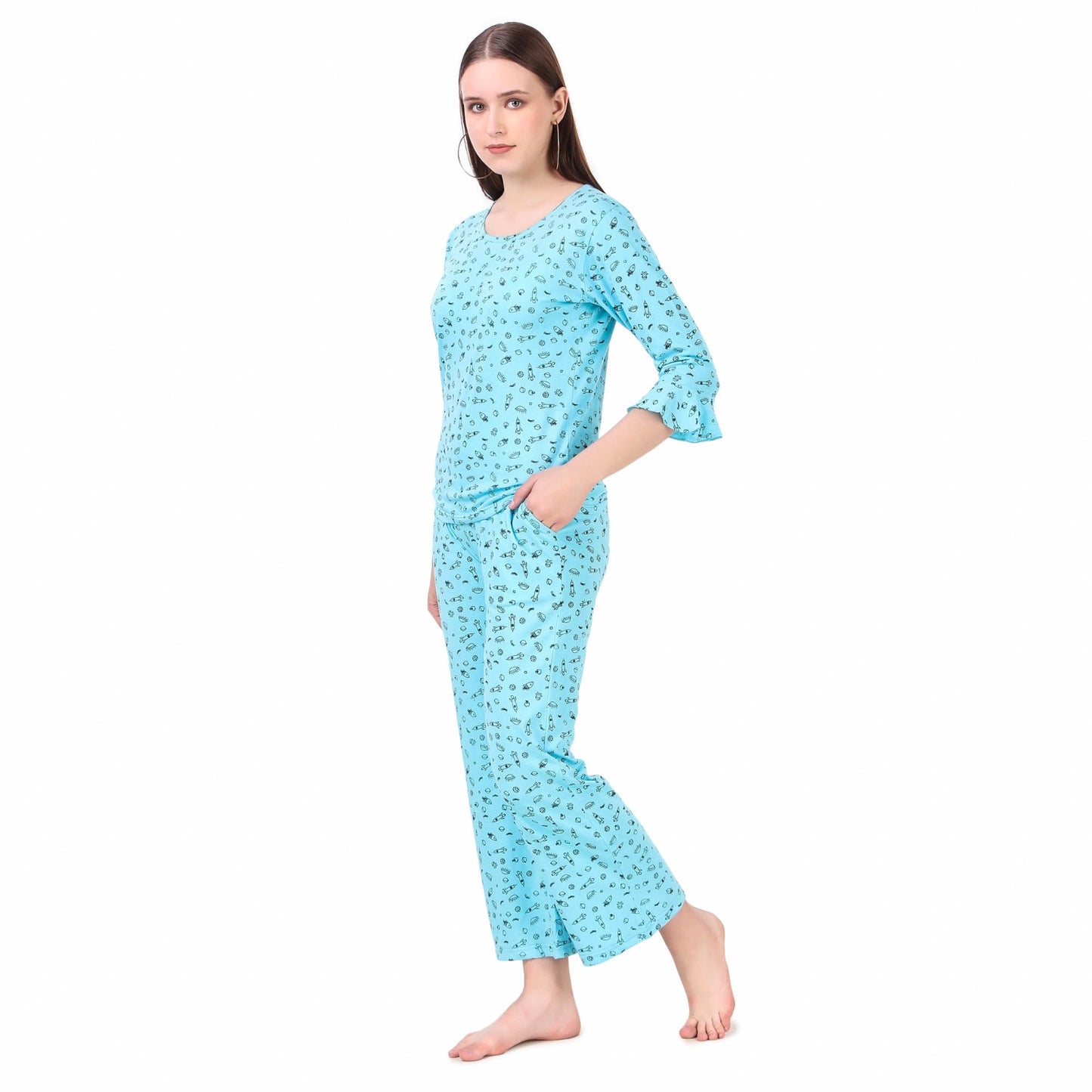 Soft Cotton Night Suit for Women | Stylish & Comfortable Sleepwear