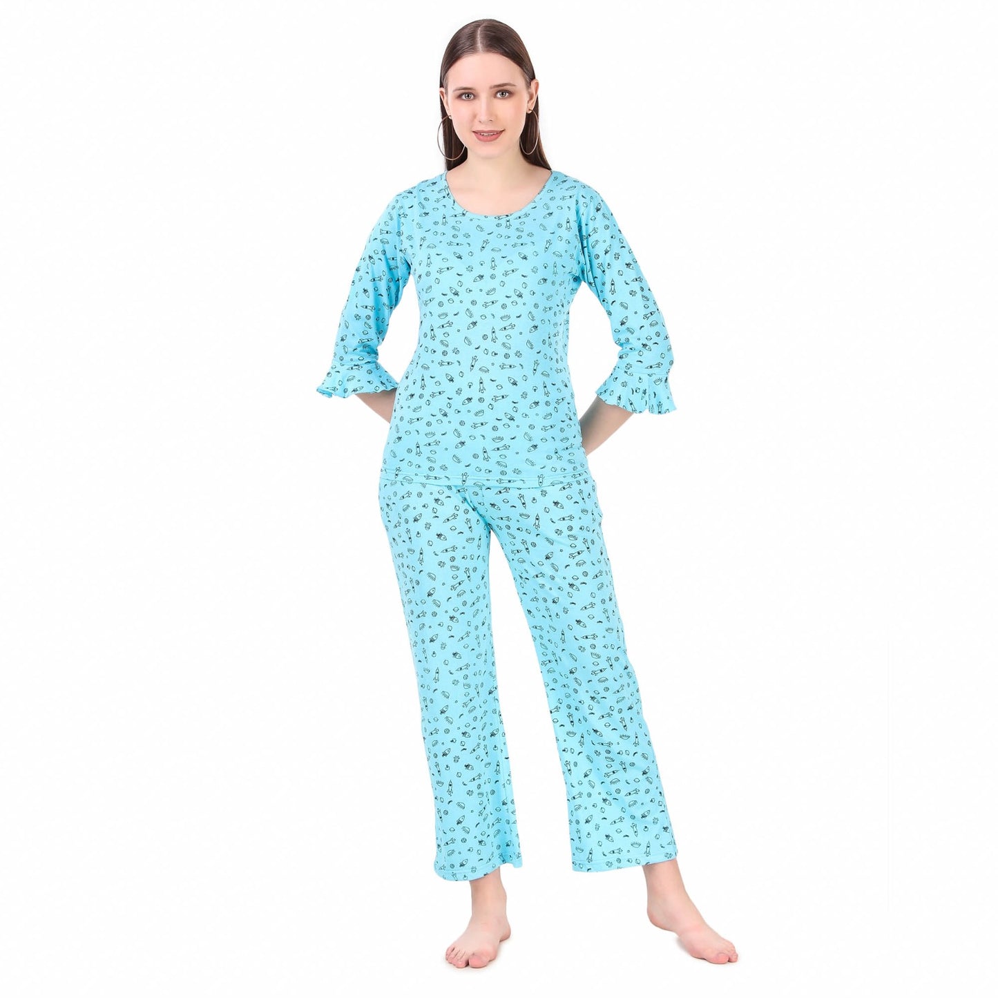 Soft Cotton Night Suit for Women | Stylish & Comfortable Sleepwear