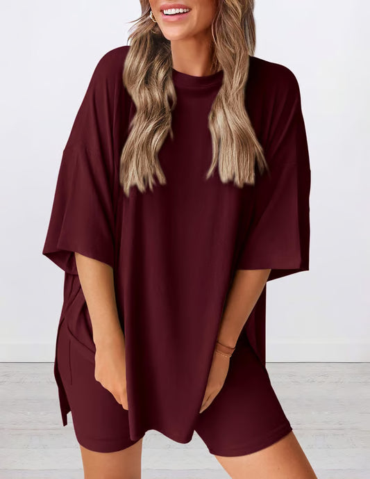 Women's Summer Casual Loose Two-Piece Set