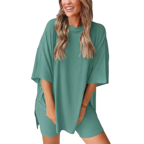 Women's Summer Casual Loose Two-Piece Set