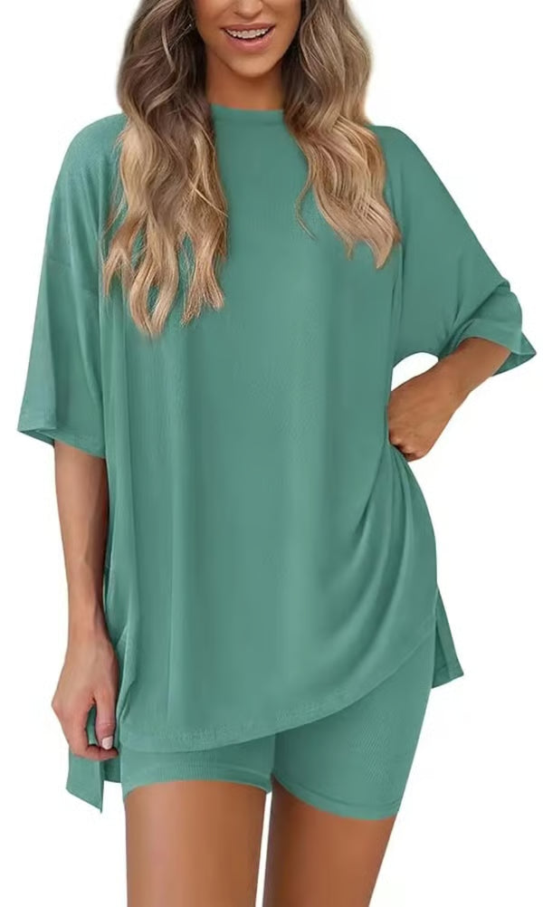 Women's Summer Casual Loose Two-Piece Set
