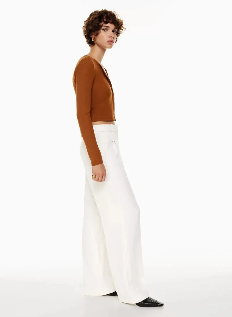 THE EFFORTLESS TAILORED WIDE LEG PANTS