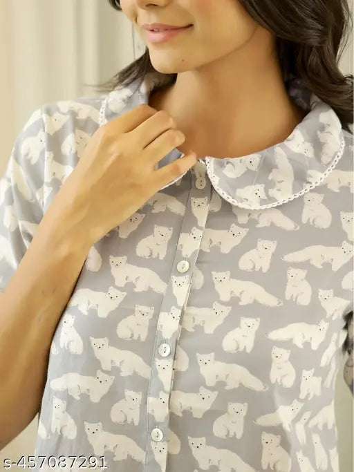 Cotton Night Suit